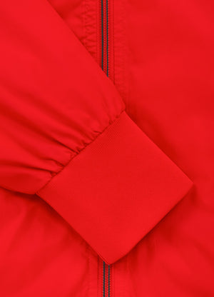 Rote Jacke mit ATHLETIC-LOGO