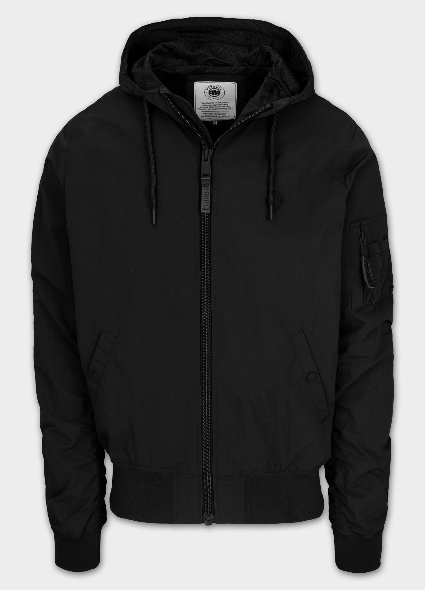 Men's hooded jacket STEIN - Black