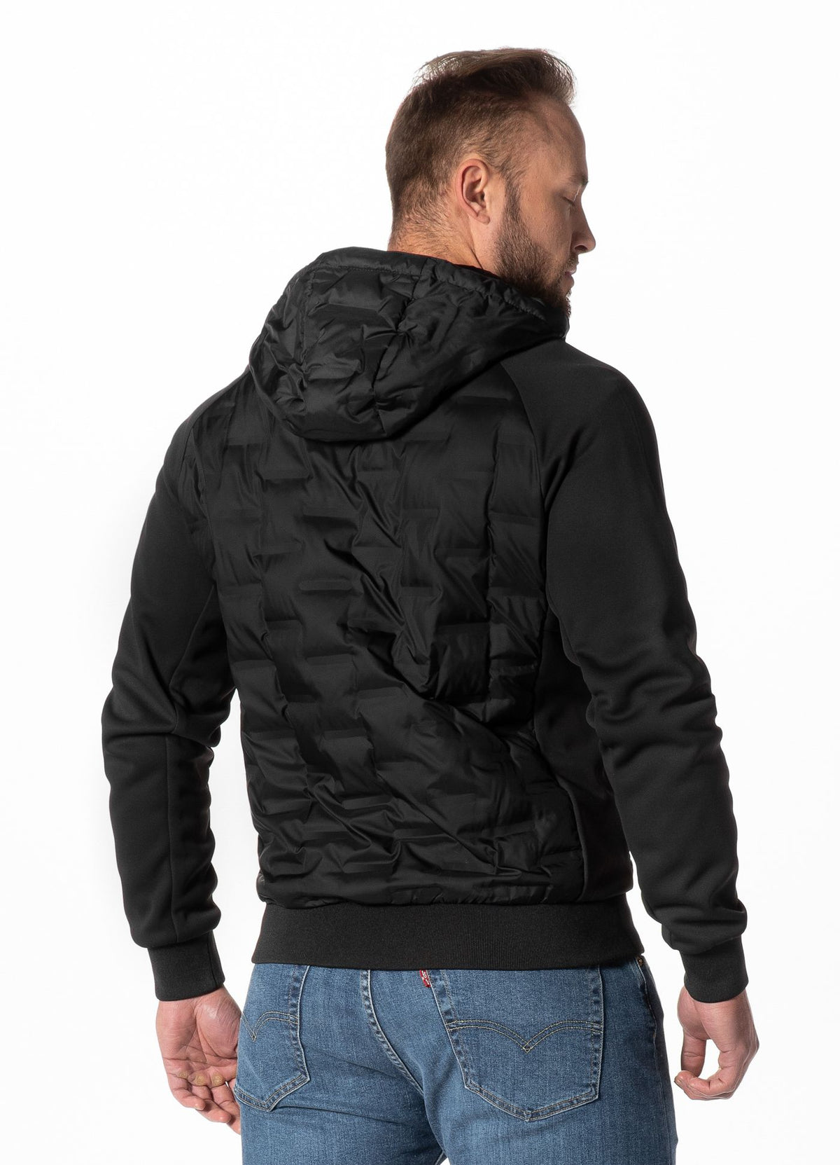 ROXTON Schwarze Kapuzenjacke