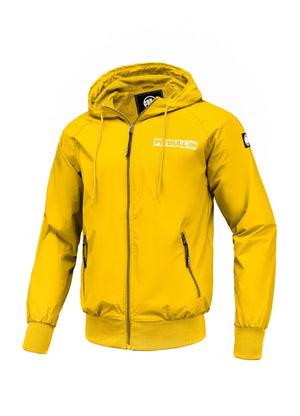 Gelbe Jacke mit ATHLETIC-LOGO