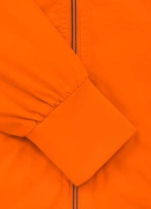 Orangefarbene Jacke mit ATHLETIC-LOGO