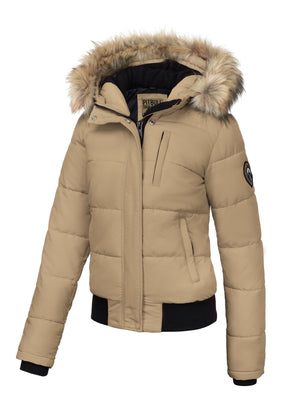 Damen Kapuzenjacke Firethorn Sand