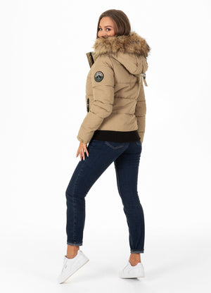 Damen Kapuzenjacke Firethorn Sand