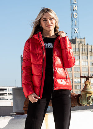 SHINE Rote Jacke