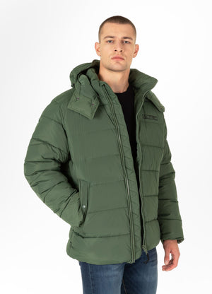 PERSEUS Olivgrüne Winterjacke