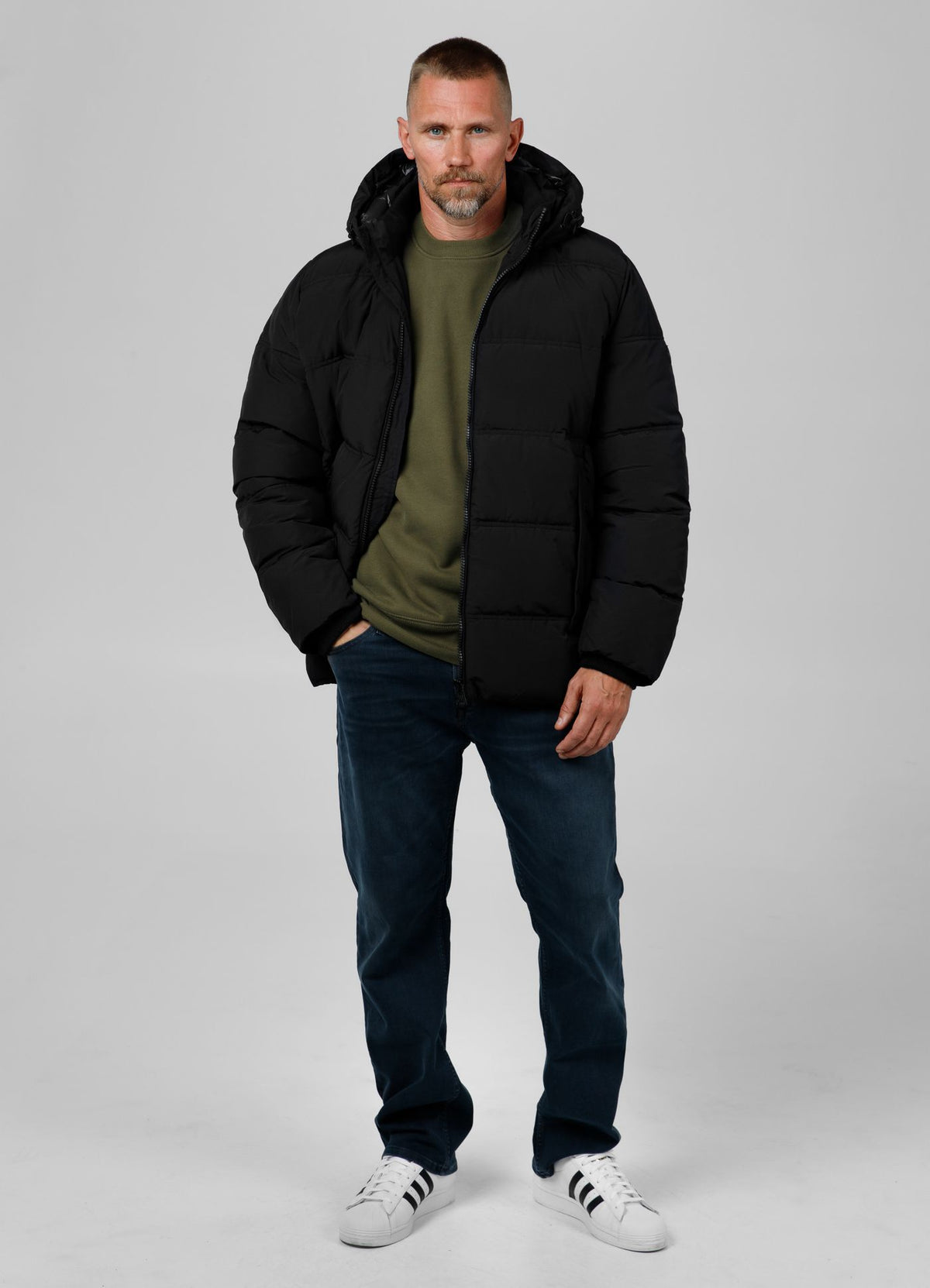 Men's winter hooded jacket Duncan