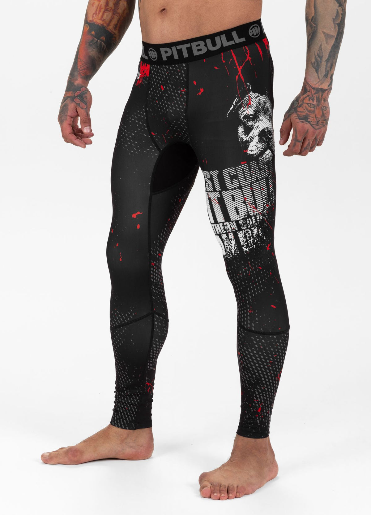 BLOOD DOG 2 schwarze Leggings