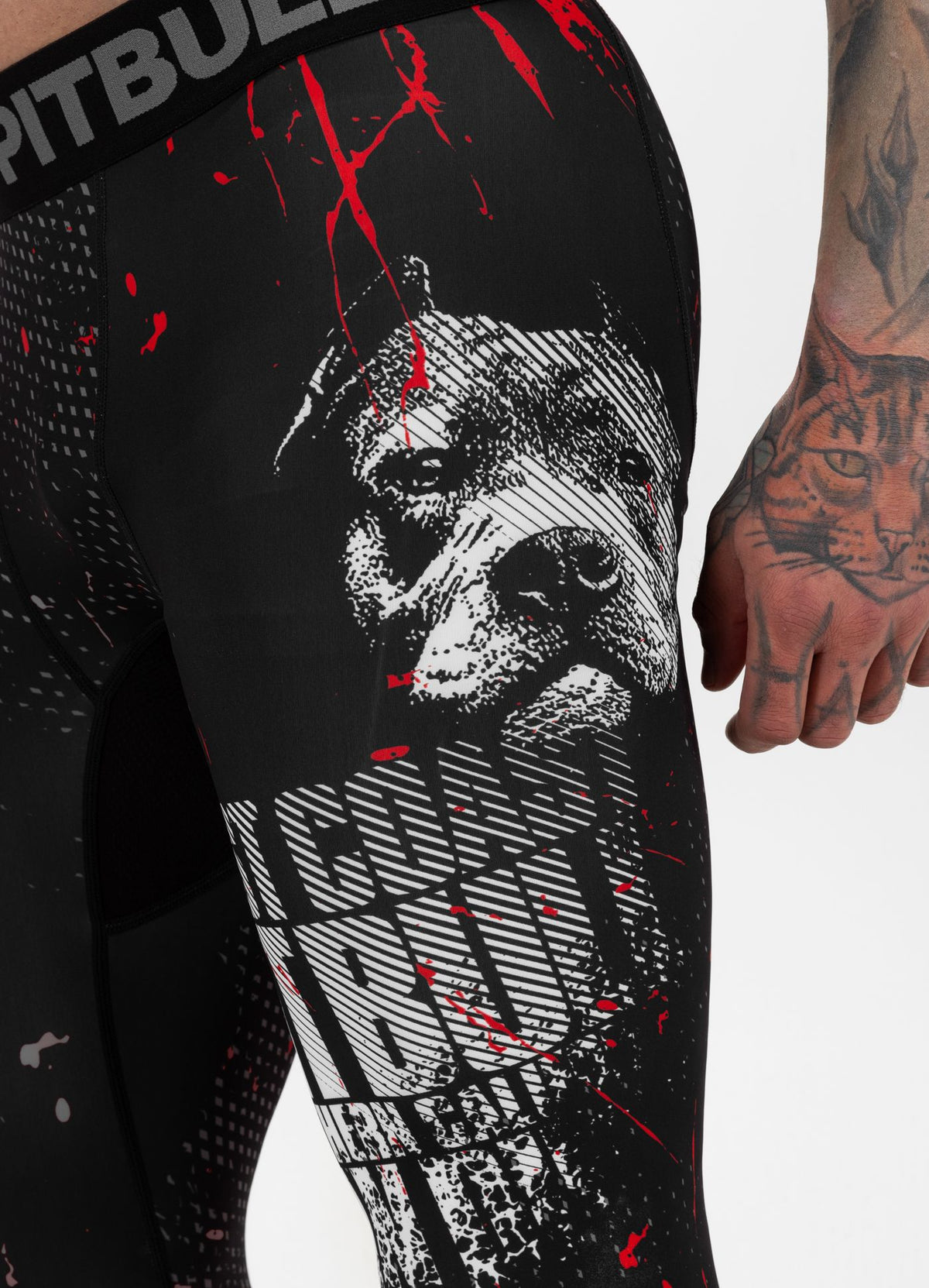 BLOOD DOG 2 schwarze Leggings