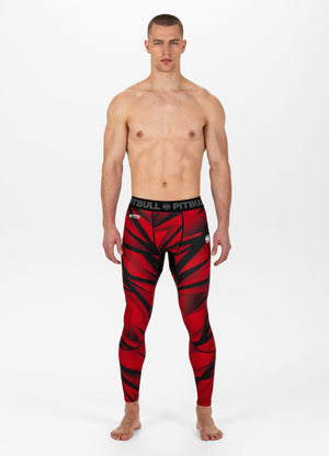 DOT CAMO 2 rote Leggings