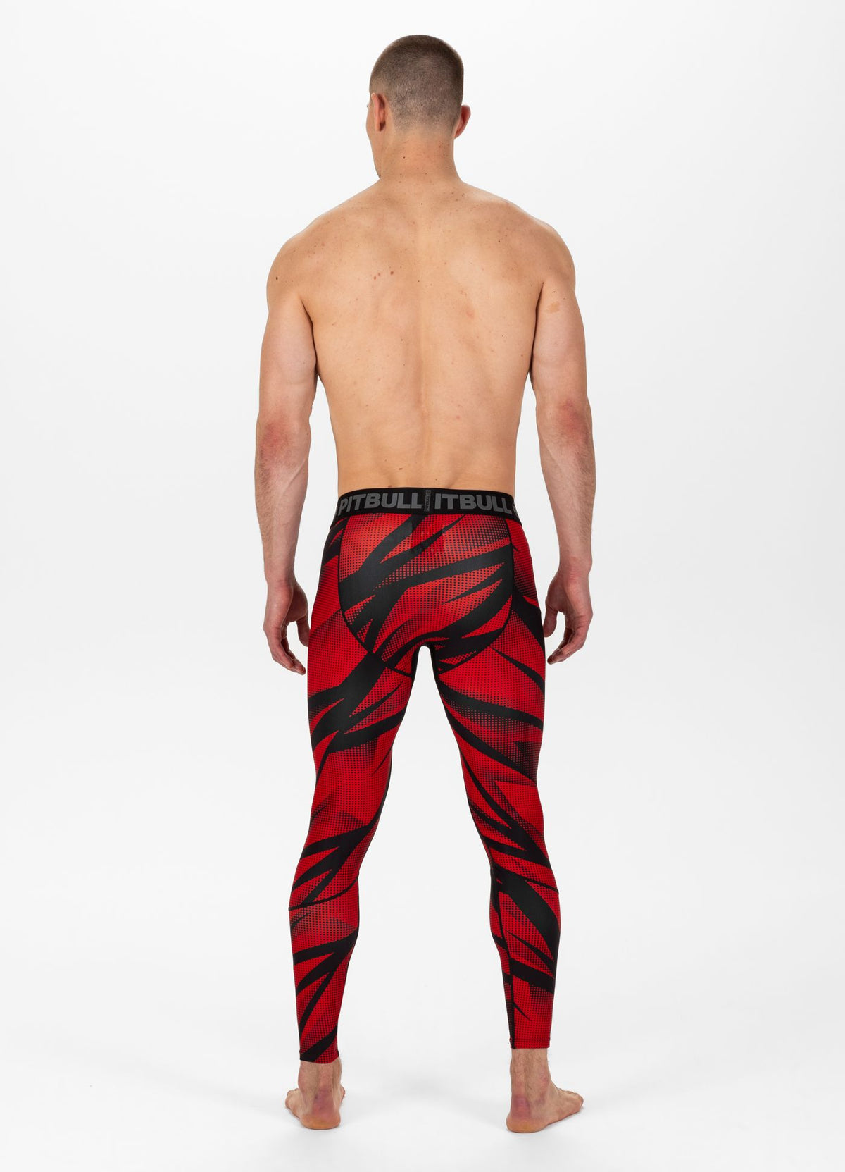 DOT CAMO 2 rote Leggings