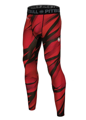 DOT CAMO 2 rote Leggings