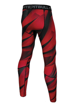 DOT CAMO 2 rote Leggings