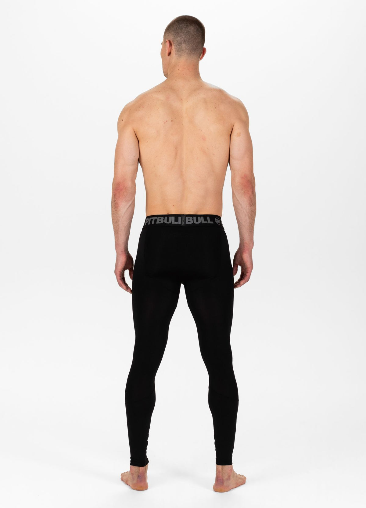 NEUE LOGO-Performance-Leggings in Schwarz