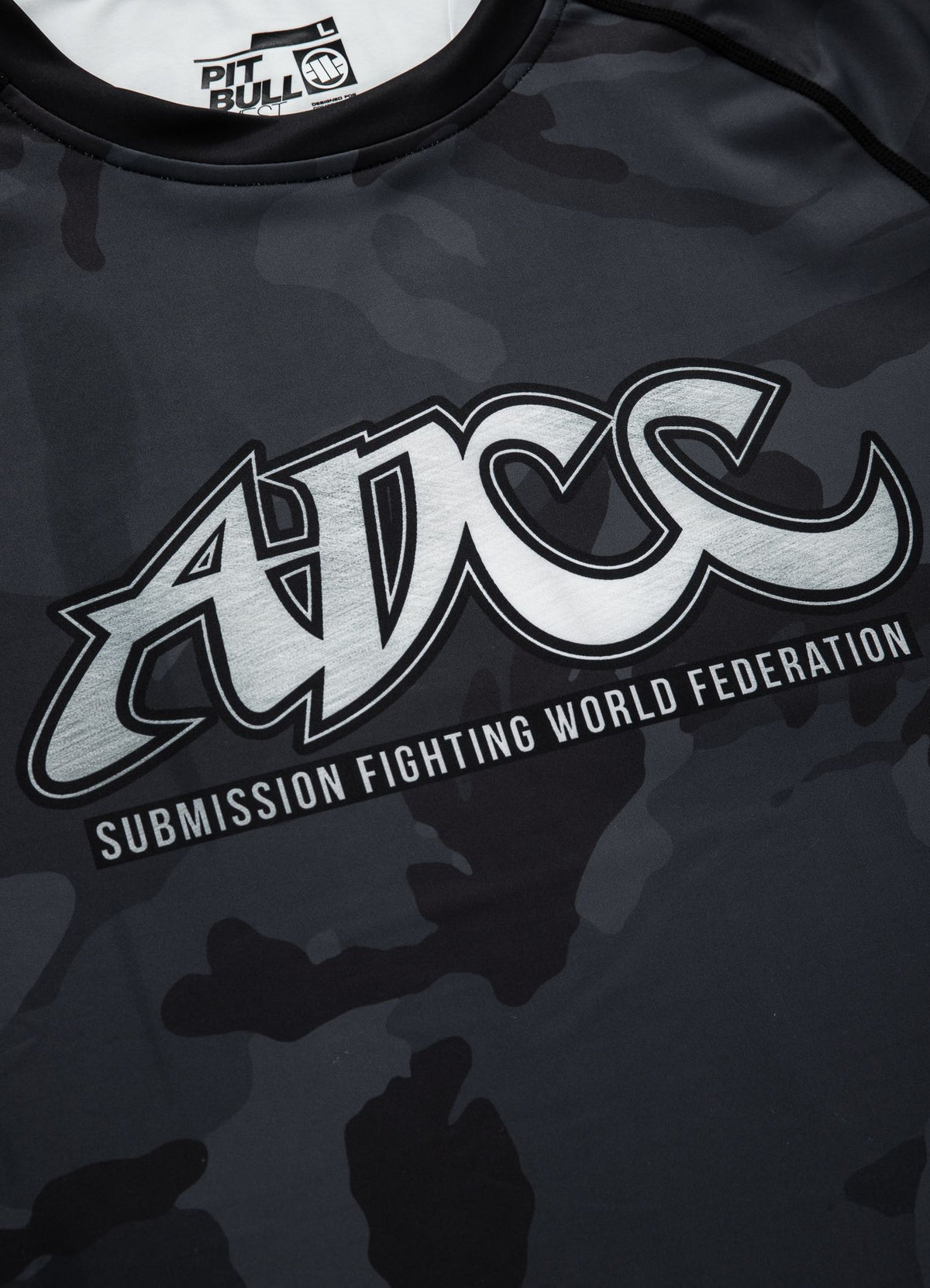 ADCC CAMO 2 All Black Camo Langarm-Rashguard