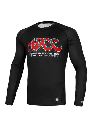 ADCC 2 Schwarzer Langarm-Rashguard