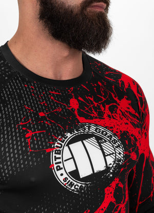 BLOOD DOG 2 Schwarzer Langarm-Rashguard