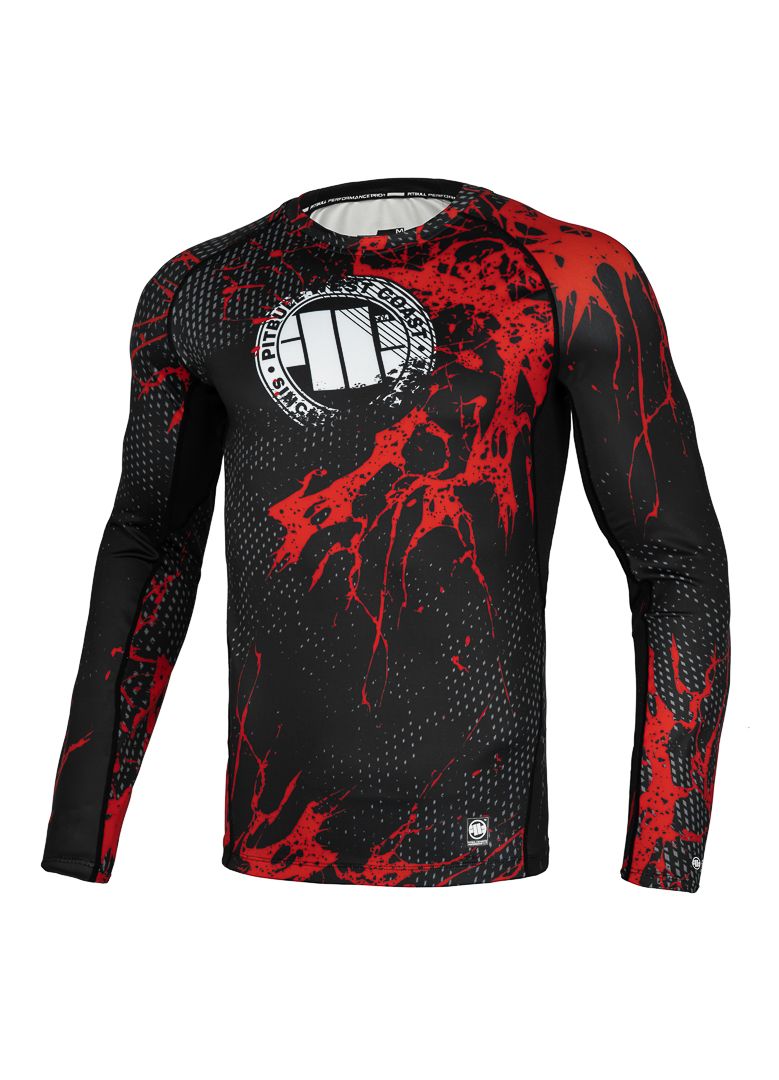 BLOOD DOG 2 Schwarzer Langarm-Rashguard