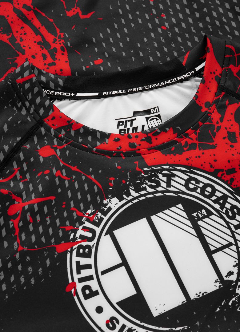 BLOOD DOG 2 Schwarzer Langarm-Rashguard