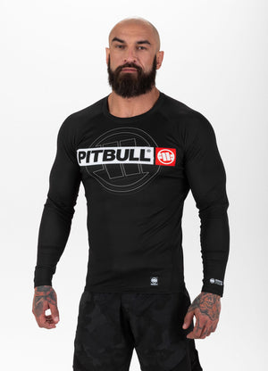 HILLTOP SPORTS Schwarzer Langarm-Rashguard