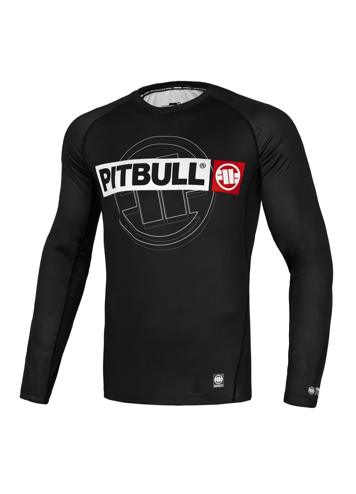 HILLTOP SPORTS Schwarzer Langarm-Rashguard