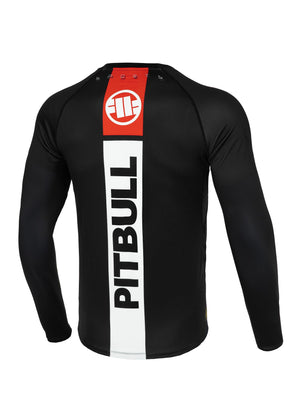 HILLTOP SPORTS Schwarzer Langarm-Rashguard