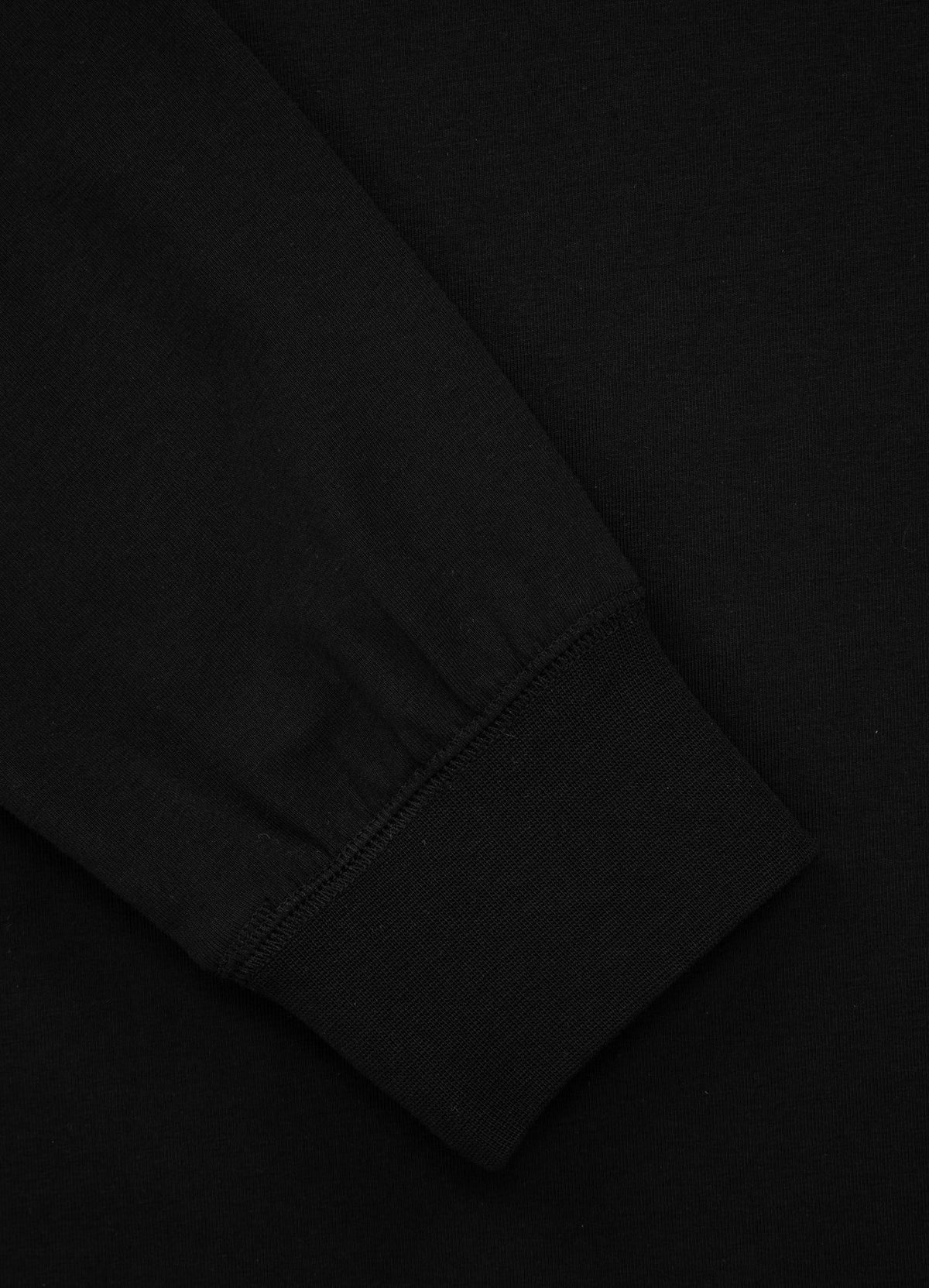 SMALL LOGO 210 Schwarzes Langarmshirt