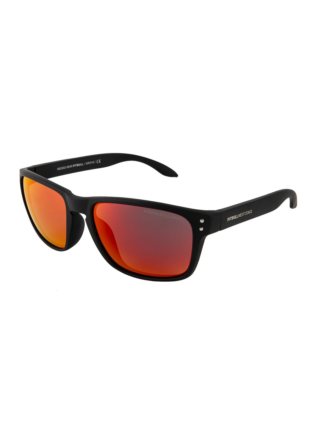 Sonnenbrille GROVE Schwarz/Rot