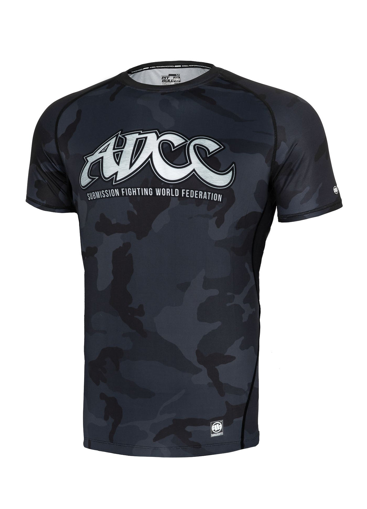 ADCC CAMO 2 Ganz schwarzer Camo-Rashguard