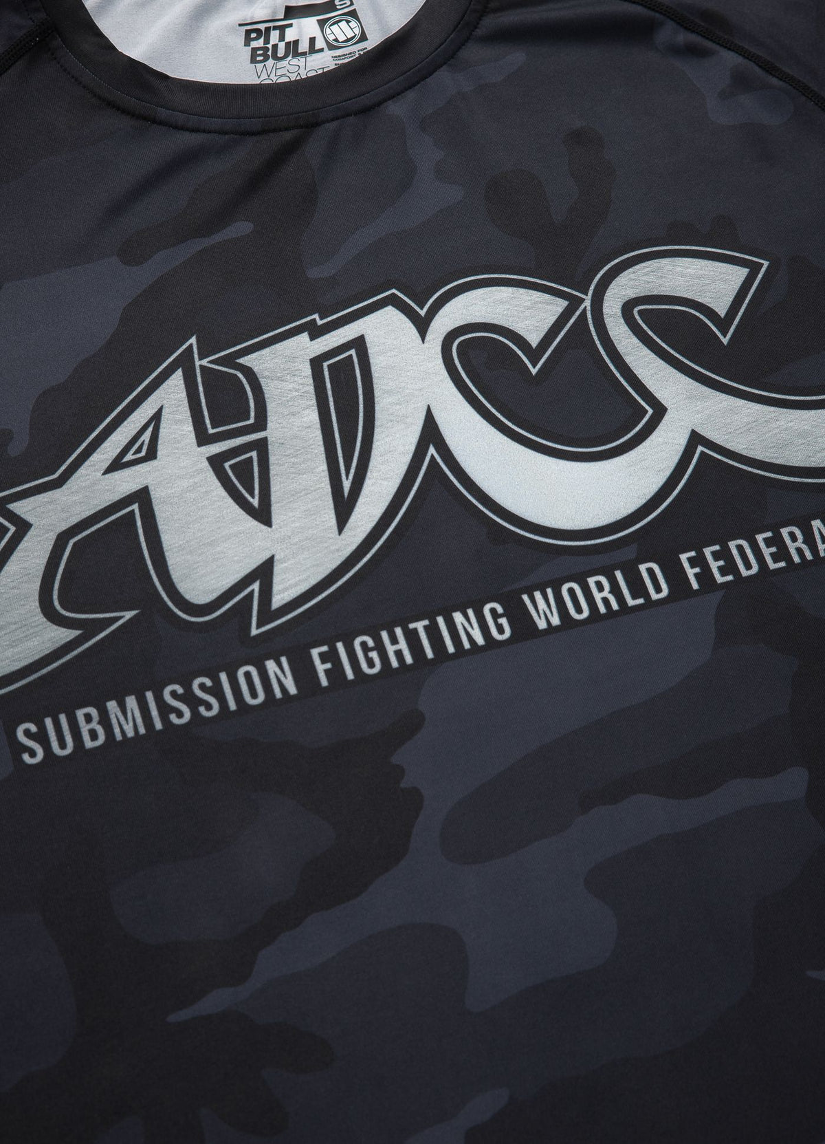 ADCC CAMO 2 Ganz schwarzer Camo-Rashguard