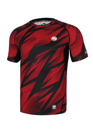 DOT CAMO 2 Rotes Netz-T-Shirt