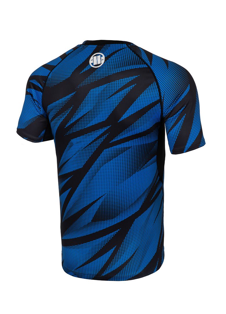 Blaues Mesh-T-Shirt mit DOT CAMO 2-Motiv