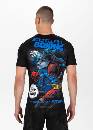 MASTERS OF BOXING HILLTOP schwarzer Rashguard