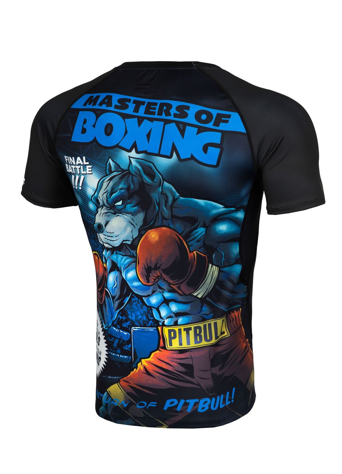 MASTERS OF BOXING HILLTOP schwarzer Rashguard