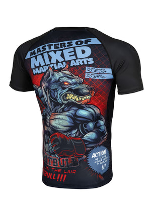 MASTERS OF MMA HILLTOP schwarzer Rashguard