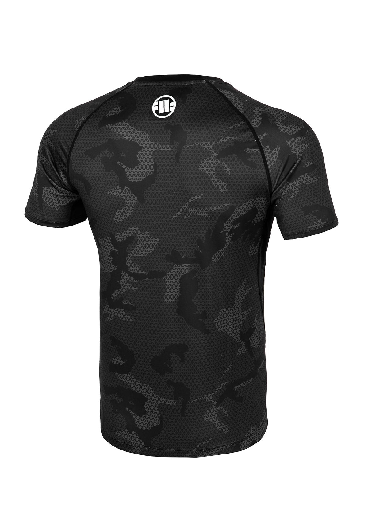 NET CAMO HILLTOP 2 Ganz schwarzer Camo-Rashguard