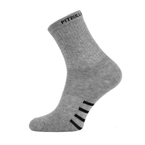 Dünne Socken mit hohem Knöchel 3er-Pack Grau