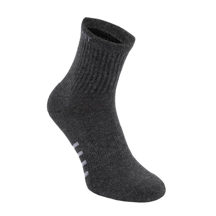 Hohe Knöchelsocken 3er-Pack Anthrazit