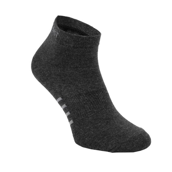 Niedrige Knöchelsocken 3er-Pack Anthrazit