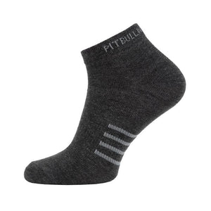 Niedrige Knöchelsocken 3er-Pack Anthrazit