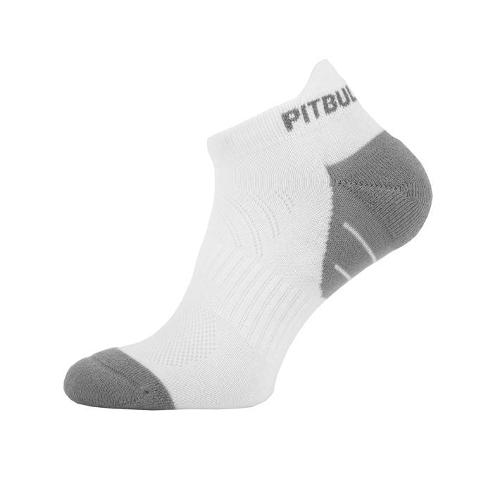 Socken Lowcut PitbullSports 2 Paar Weiß/Grau