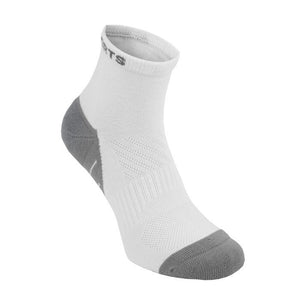 Socken Quarter PitbullSports 2 Paar Weiß/Grau