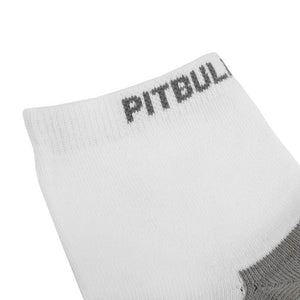 Socken Quarter PitbullSports 2 Paar Weiß/Grau