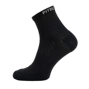 Socken Quarter PitbullSports 2 Paar Schwarz