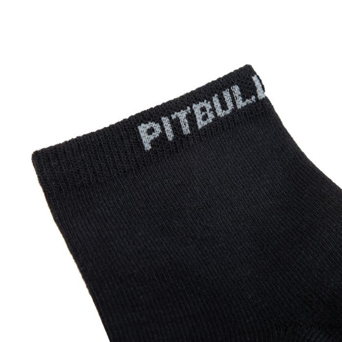 Socken Quarter PitbullSports 2 Paar Schwarz