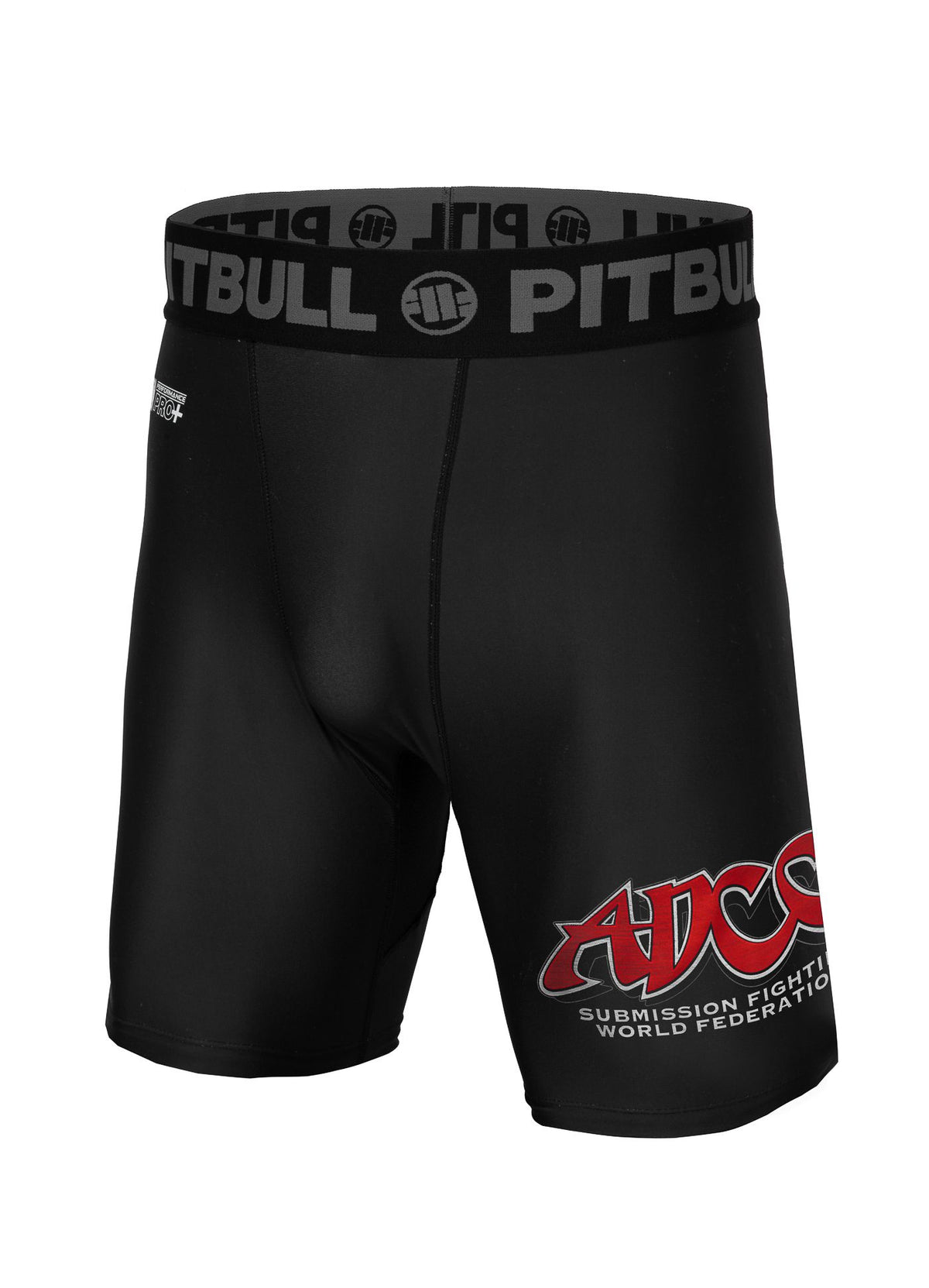 ADCC 2 Schwarze Kompressionsshorts