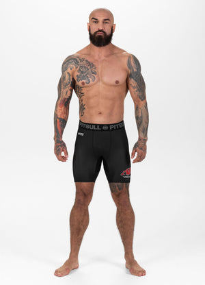 ADCC 2 Schwarze Kompressionsshorts