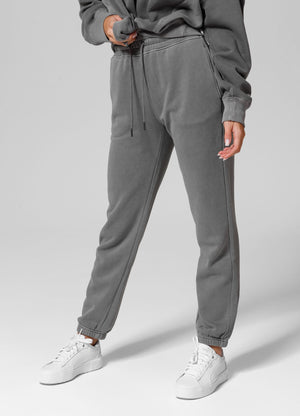 MANZANITA Graue Oversize-Jogginghose