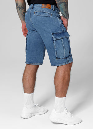 DEERHORN Cargo-Jeansshorts in klassischer Waschung