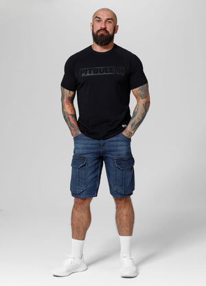 LONGSPUR Cargo-Jeansshorts in Marineblau