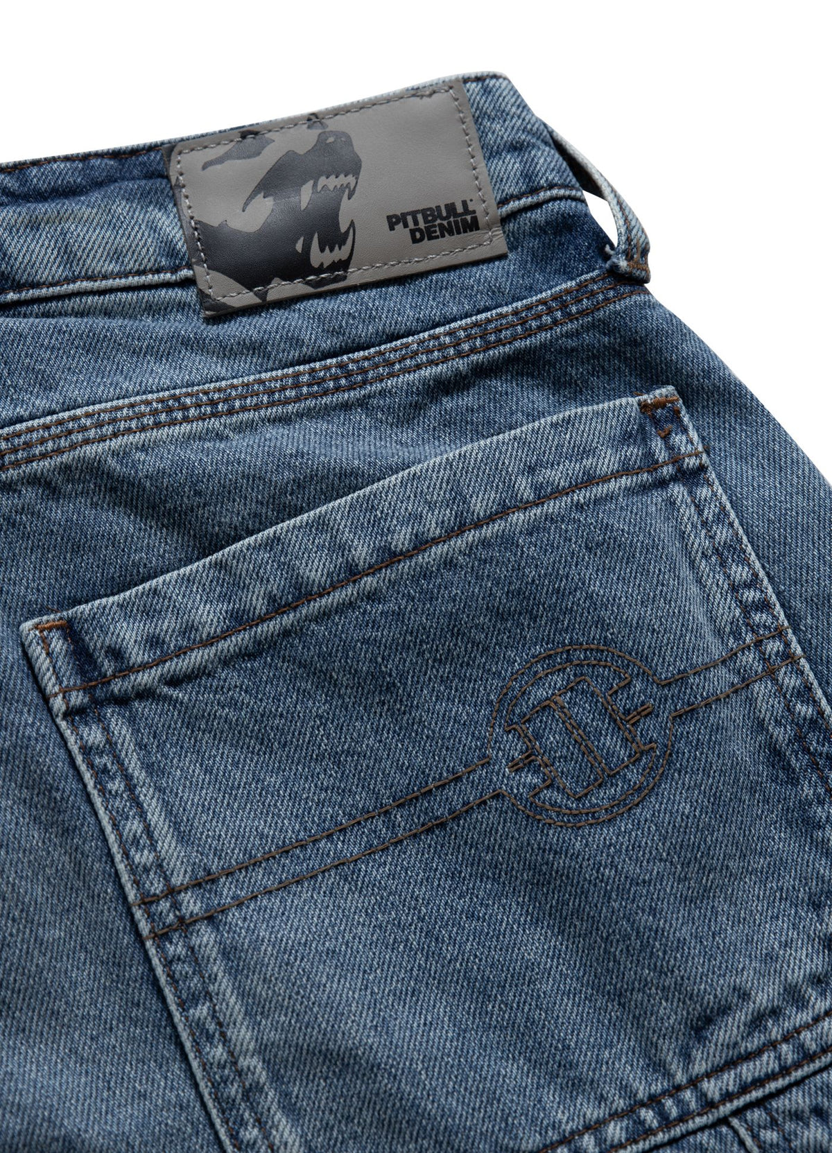 CARPENTER Jeansshorts in Blau